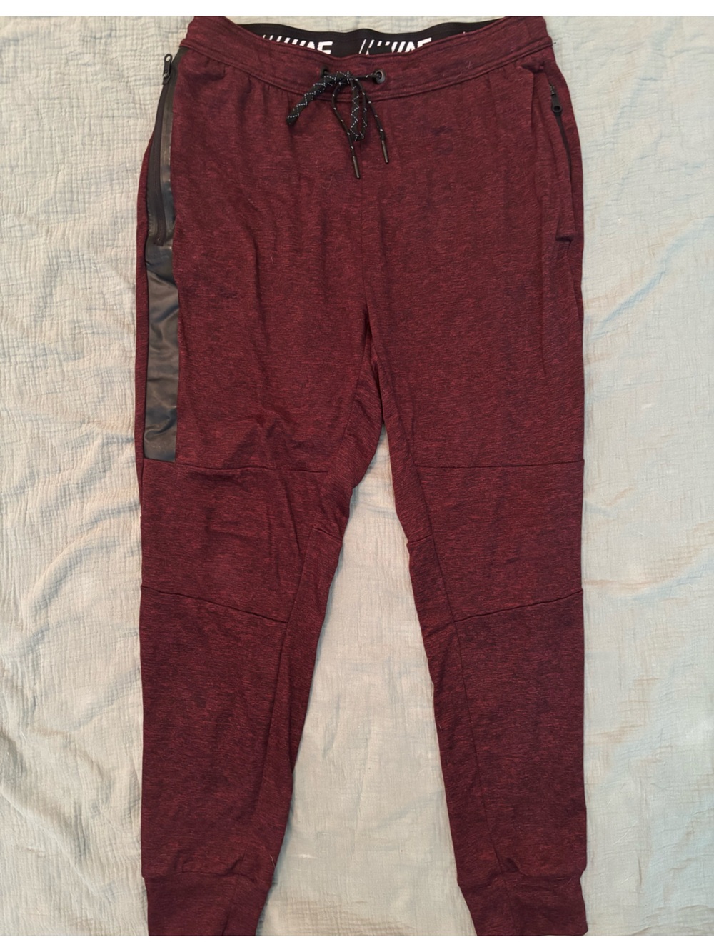American Eagle AEACTIVE Flex Maroon Slim Jogger Athletic Workout Sweats Pants